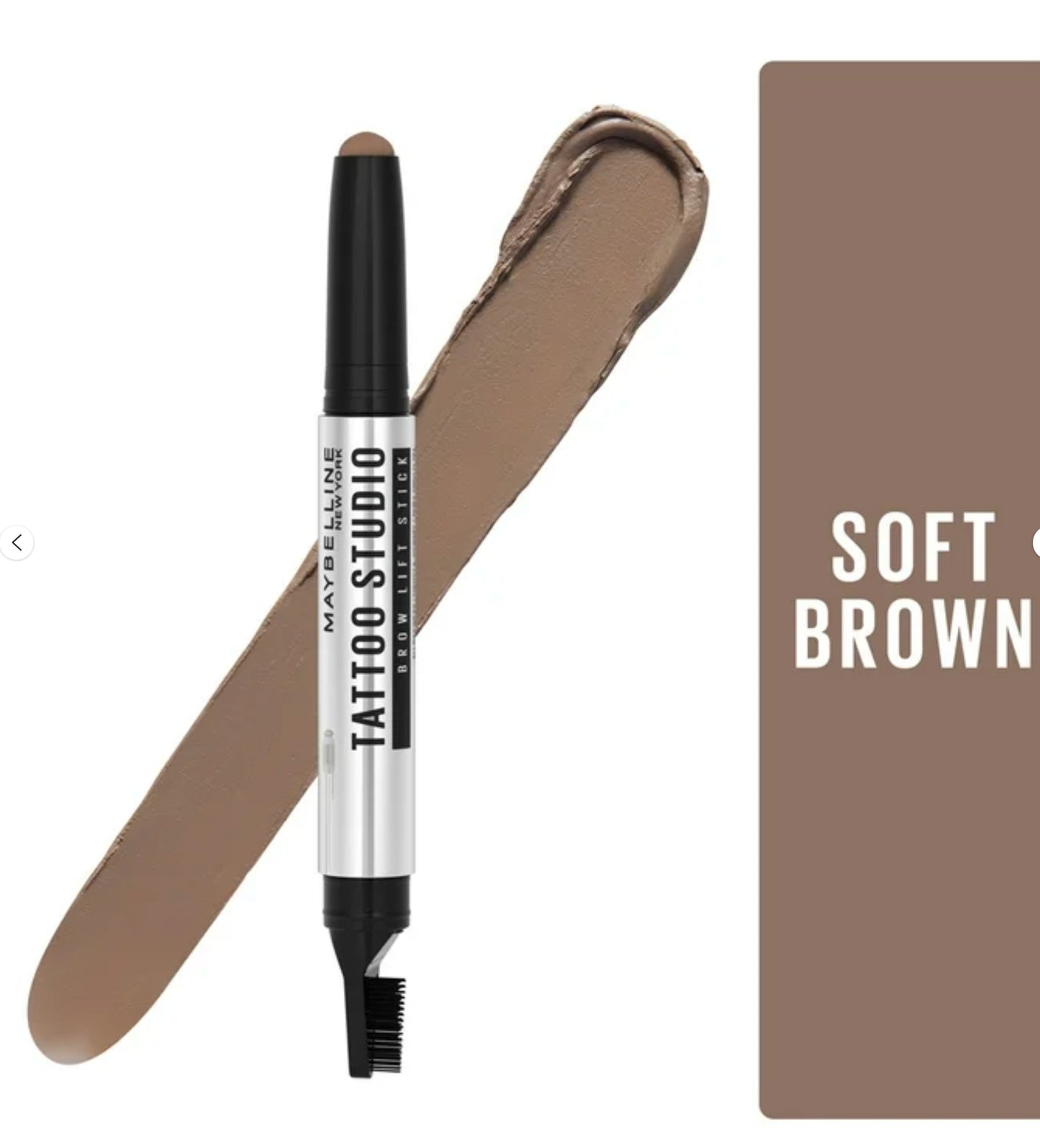 Maybelline Tattoo Studio Brow Lift Stick, Soft Brown