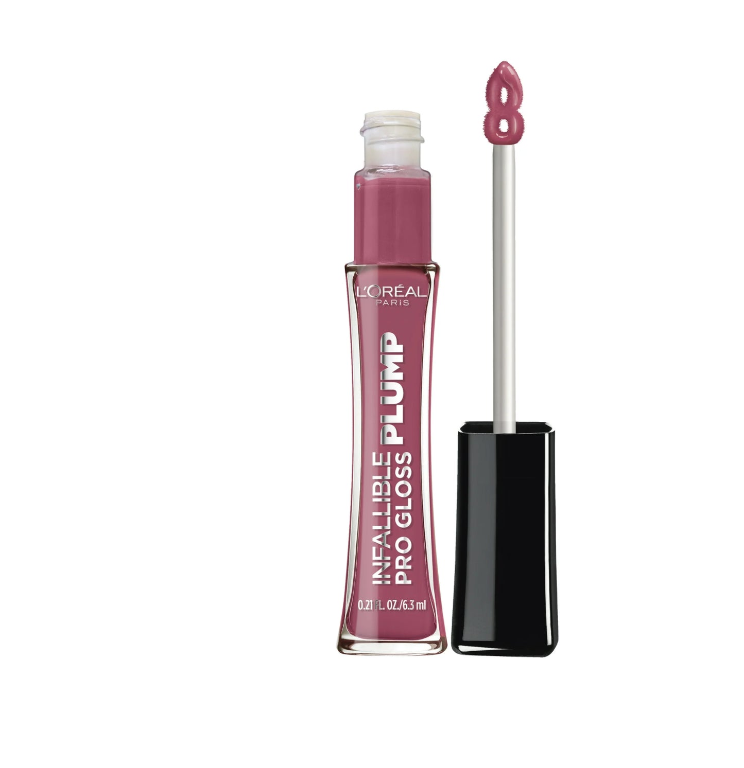 L'Oreal Paris Infallible Pro Gloss Plump Lip Gloss with Hyaluronic Acid, 605 Moonlit Rose