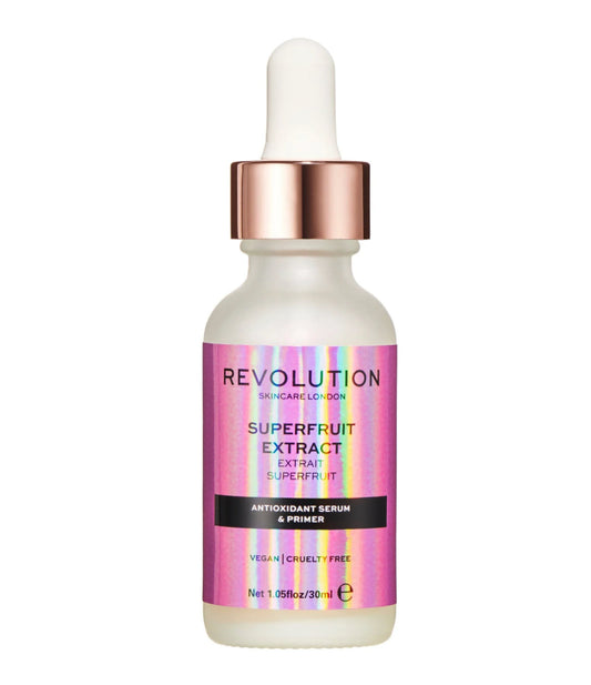 Revolution Skincare Superfruit extract serum & primer subtle shimmer, 30ml
