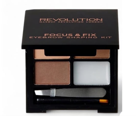 Revolution London Focus & Fix Eyebrown Shaping Kit Light Medium