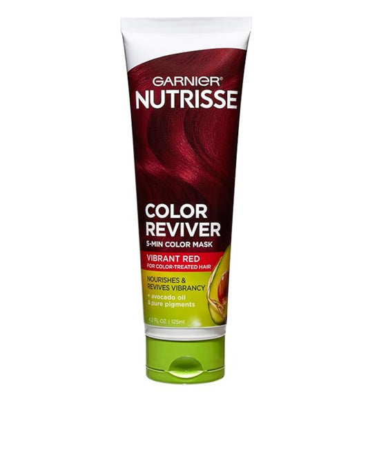 Garnier Nutrisse Color Reviver 5-min color Mask for color treated hair Vibrant Red 125ml