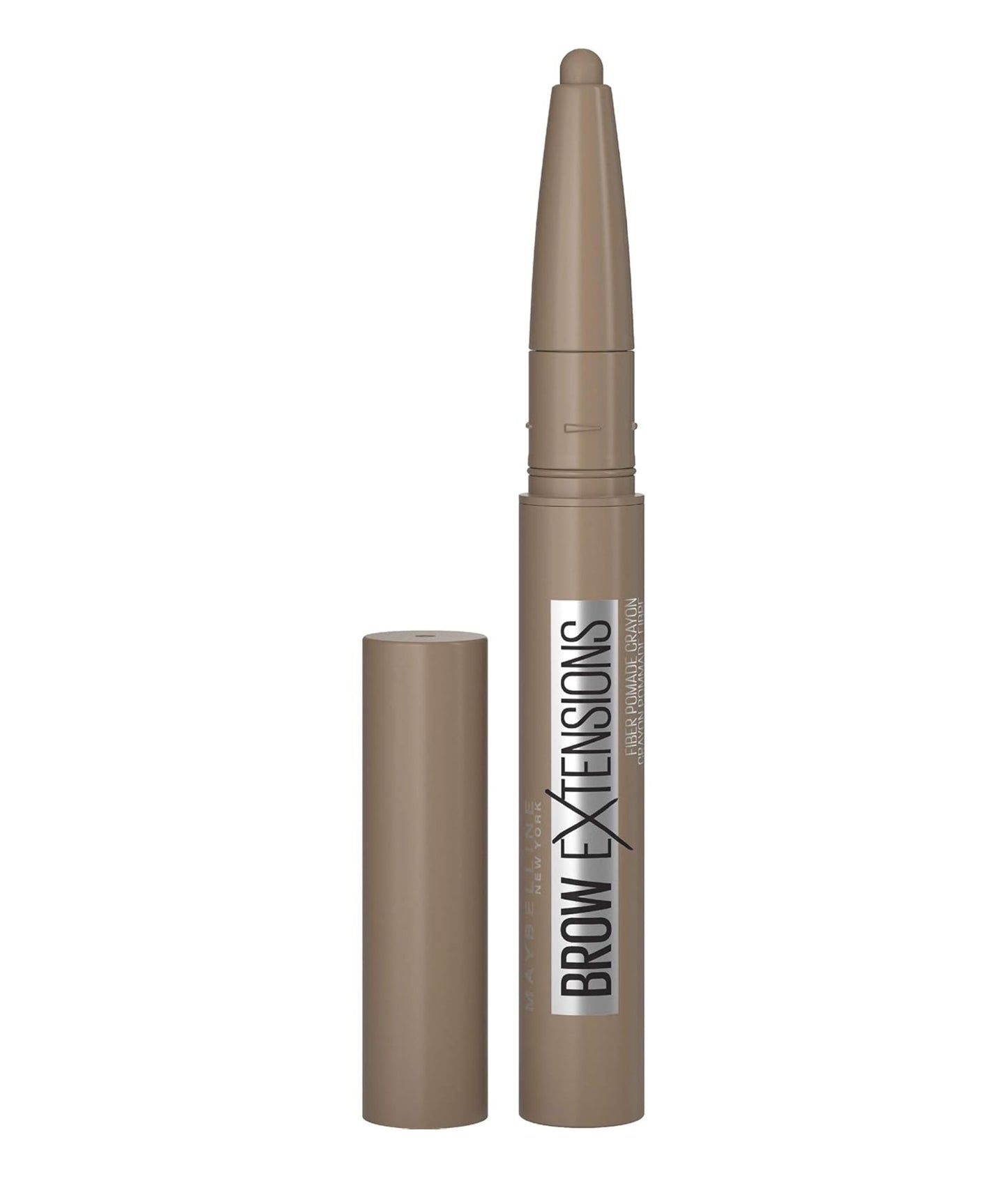 Maybelline Brow Extensions Fiber Pomade Crayon Eyebrow Makeup, Blonde