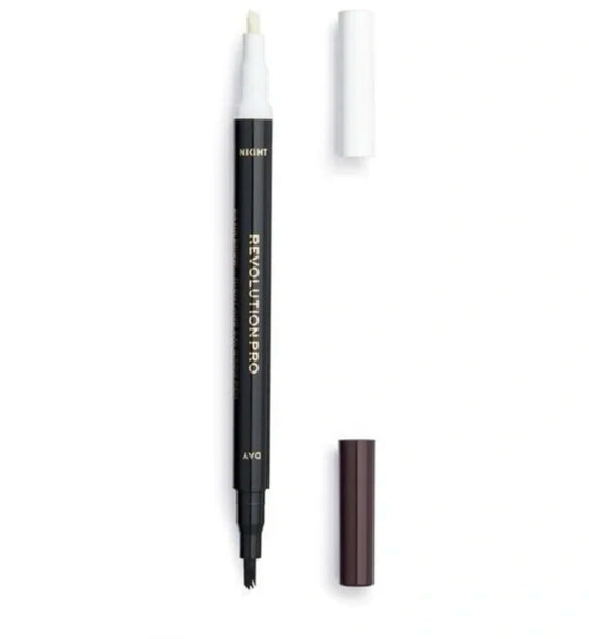 Revolution Pro 24 BROW Day & Night Double Sided Brow Pen Dark Brown