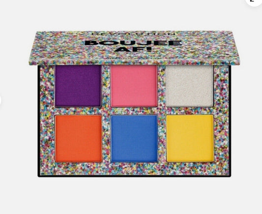 REVOLUTION Boujee AF! MAKEUP Eye Shadow Palette TikTok pink blue yellow white